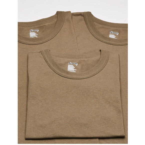 Soffe Men's 3 Pack - USA Poly/Cotton Military Tee Size 2XL - Picture 2 of 4